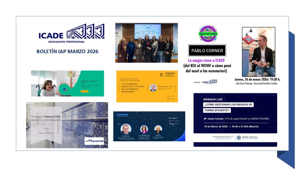 Newsletter ICADE Asociación Marzo 2026