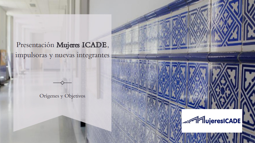 Foto de presentación de la reunión de Impulsoras MujeresICADE en Madrid en 2026